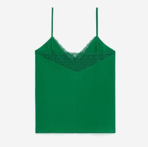 The Kooples silk and lace camisole